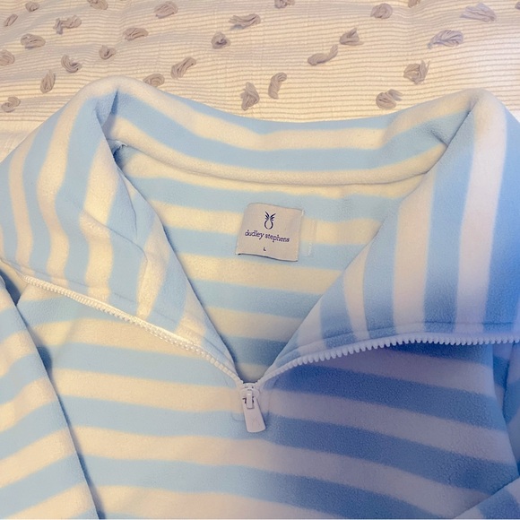 Dudley Stephen’s Striped Blue and White Prospect Pullover - Picture 3 of 4